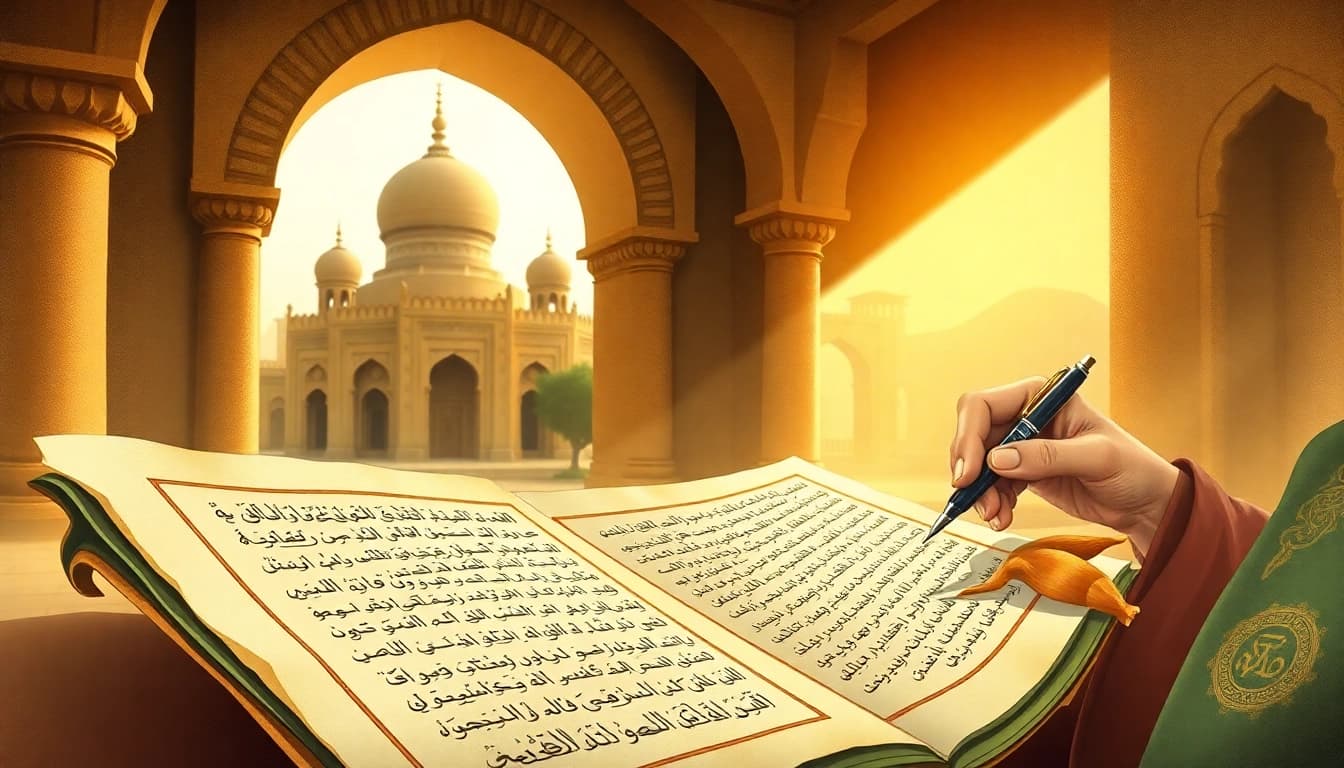 Explore the rich history of algorithm etymology through a Persian scholar's illustrated manuscript.