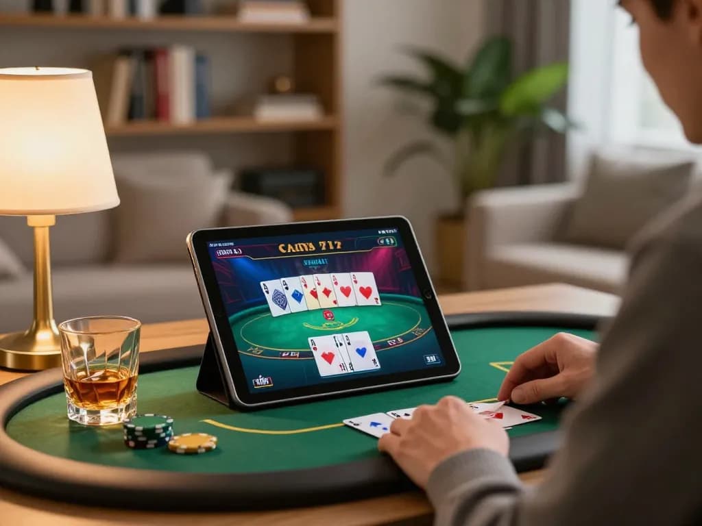 Play poker online at rr88 with immersive tablet gameplay and strategic focus