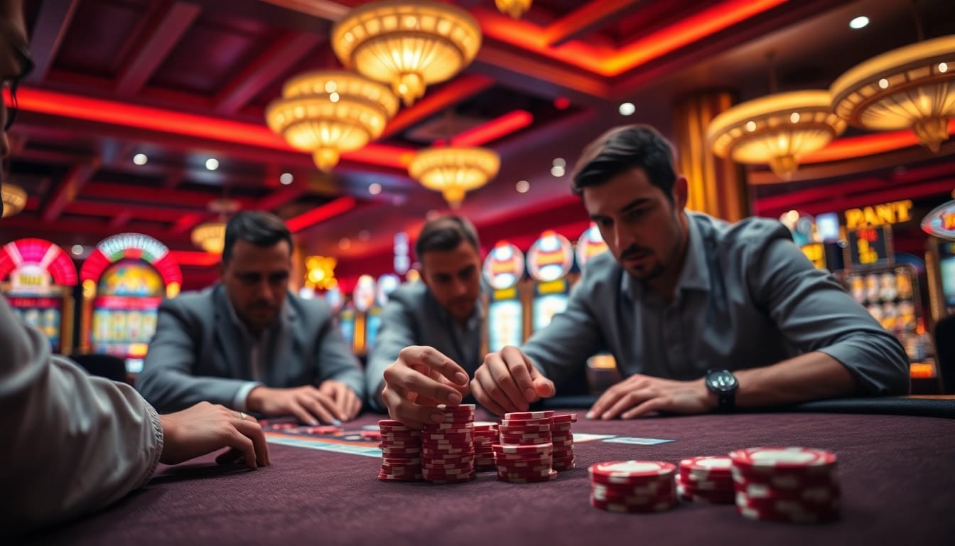 Masuk ke hoki 77 login dan saksikan permainan poker yang intens di kasino mewah.