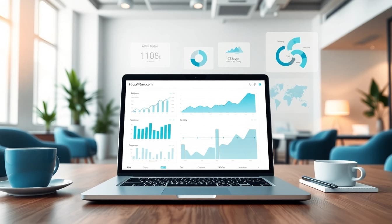 Engaging digital marketing strategy visualization with insights at https://rr88sn.com/ showcasing analytical graphs.