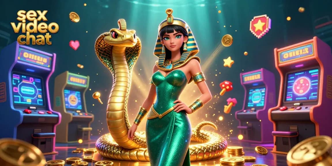 Engage in a thrilling sex video chat experience with captivating characters and vibrant casino elements.