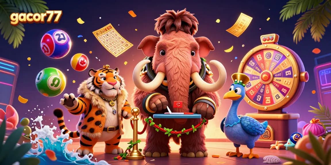 Gacor77 mengatur suasana keberuntungan dengan kasino, lotere, dan bingo yang meriah.