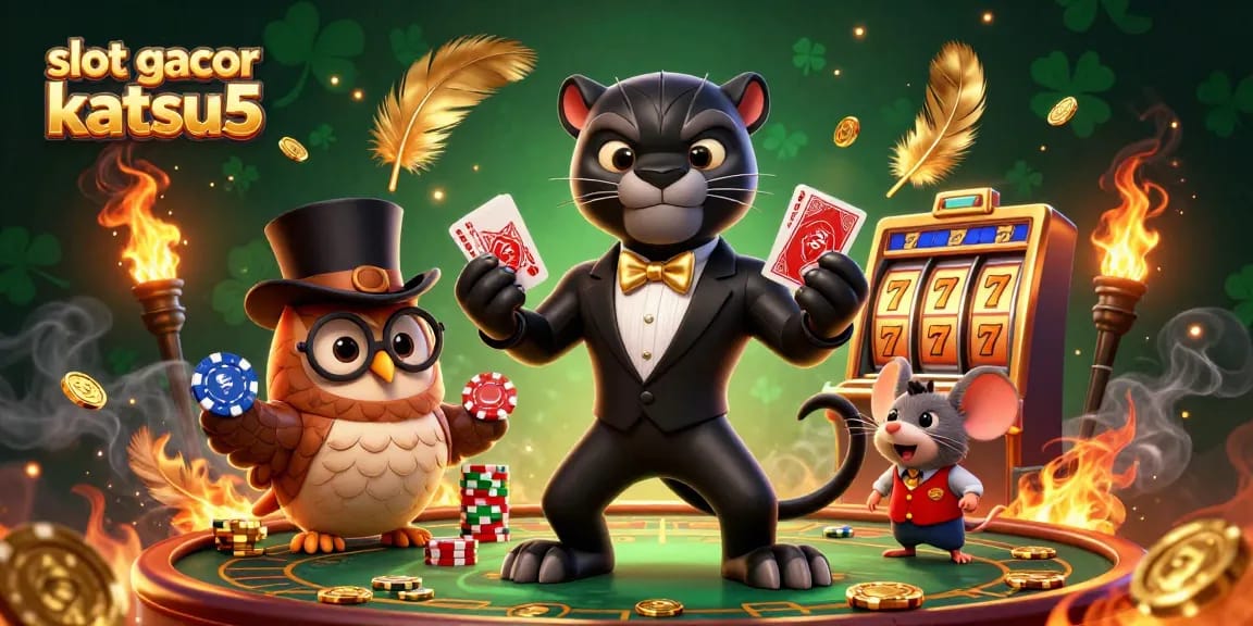 Slot gacor katsu5: bermain slot dengan karakter menggemaskan dan elemen kasino yang menarik.