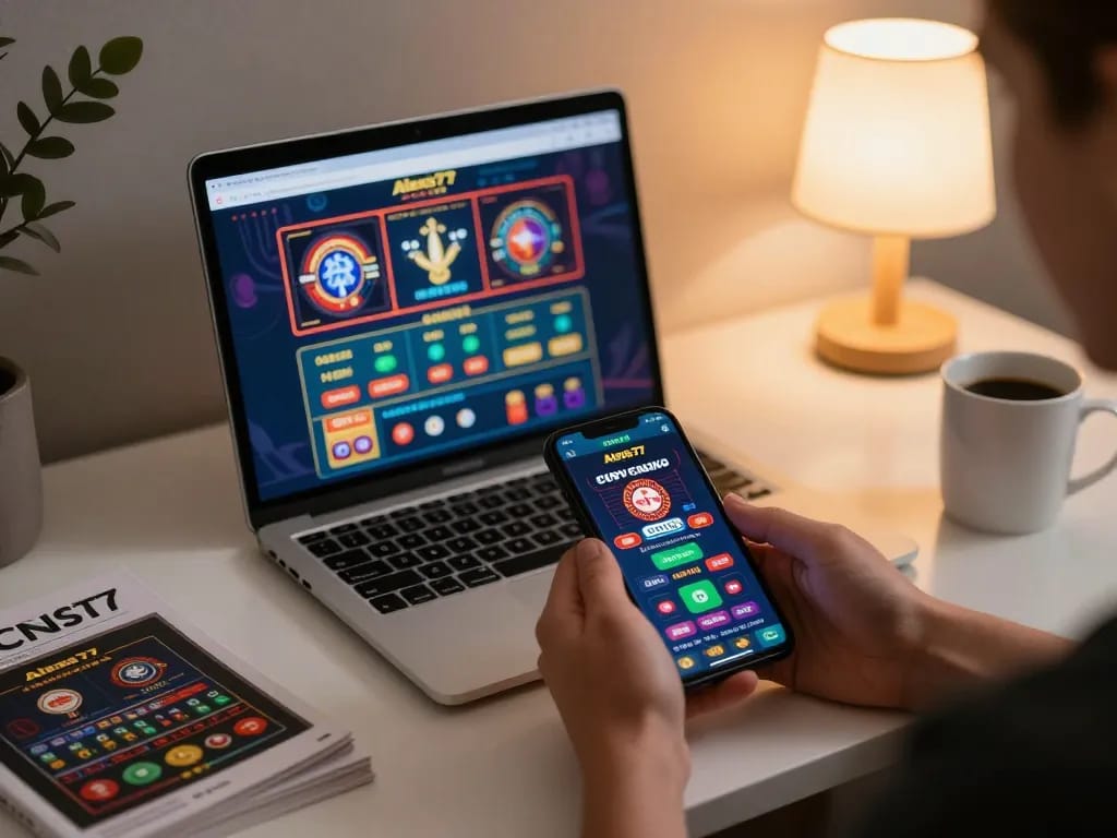 Engaging with alexis77 casino app on smartphone for an enhanced online gaming experience