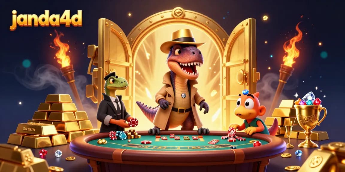 JANDA4D menyajikan permainan slot gacor secara menggembirakan, dengan karakter unik di meja blackjack.