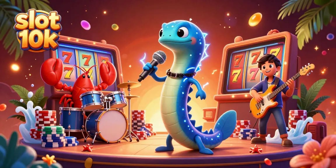 Experience thrilling action in slot 10k with vibrant characters and dynamic game elements at an underwater casino.
