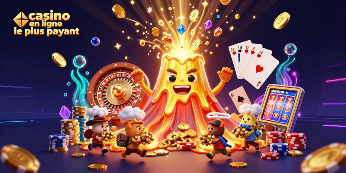 Découvrez le casino en ligne le plus payant avec des volcans dorés et des trésors scintillants.