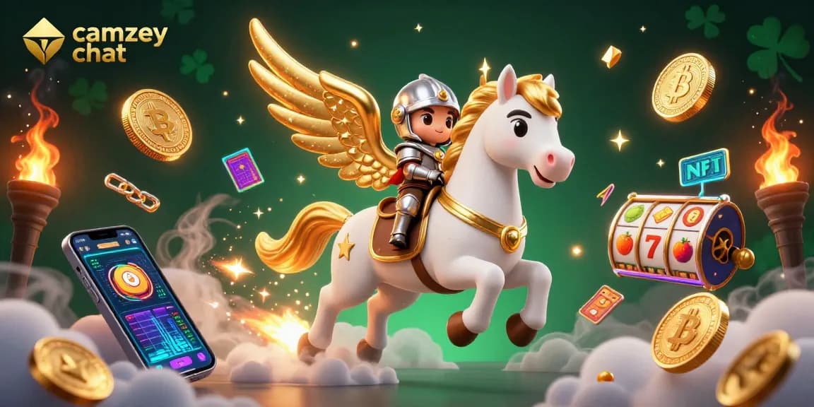 Experience camzey chat with exciting live casino action featuring slot reels and vibrant characters.