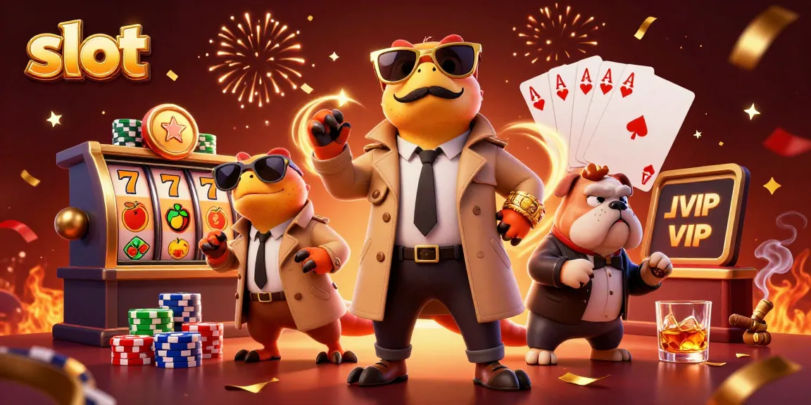 Rasakan keseruan mesin slot dengan tiga raptor dalam jas yang lucu memasuki kasino.