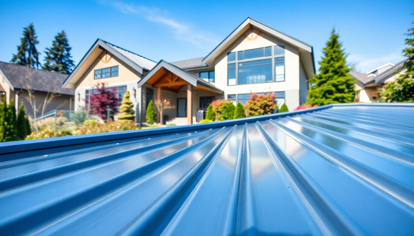 Enhance your home with metal roofing vancouver for durability and style in a vibrant setting.