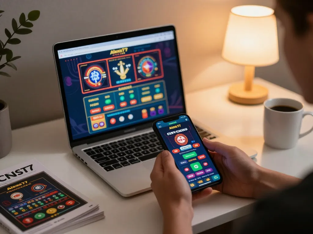 Engaging with alexis77 casino app on smartphone for an enhanced online gaming experience