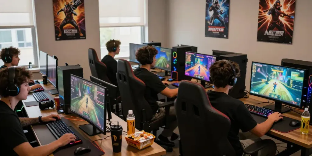 Gamer community enjoying luxury333 online gaming experience with advanced technology and immersive graphics.