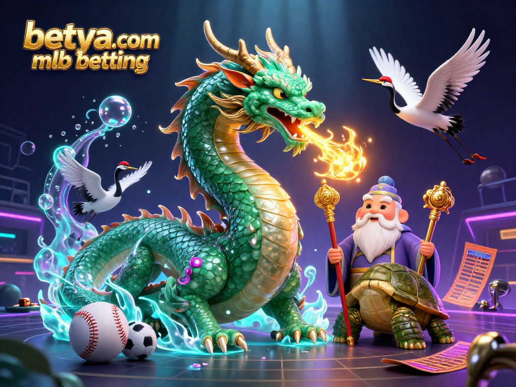Experience betya.com mlb betting with an explosive 3D dragon and vibrant gaming elements