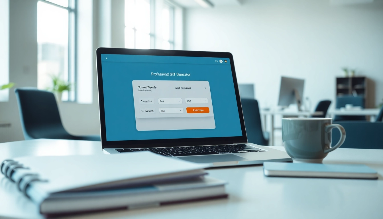 Optimize your videos with the SRT Generator, showcasing seamless subtitle creation.