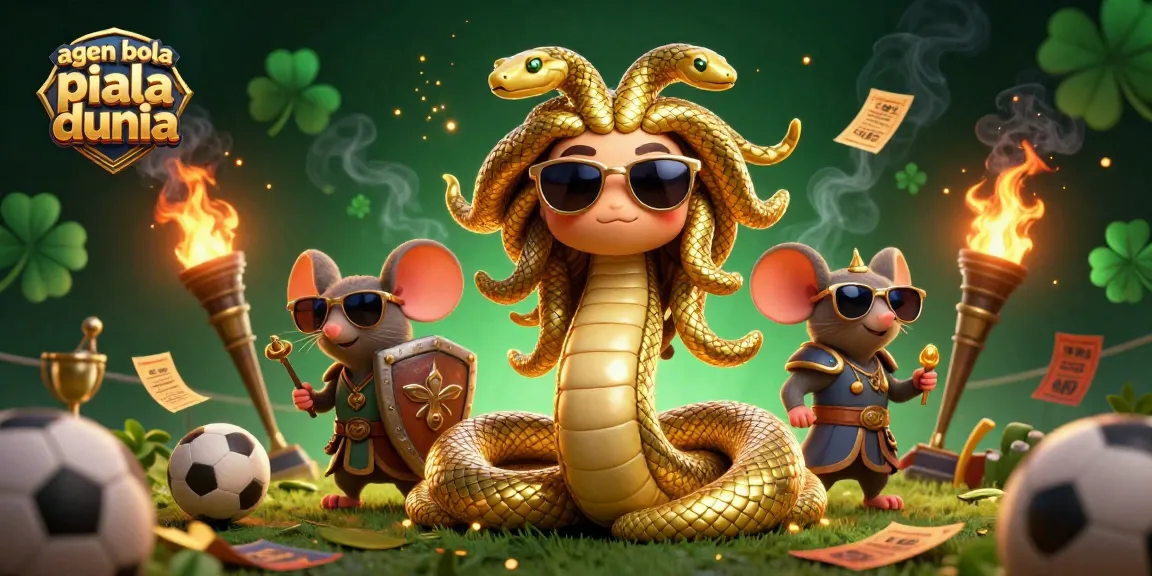 Celebrate the excitement of agens bola piala dunia with dynamic betting actions in vibrant 3D illustration.
