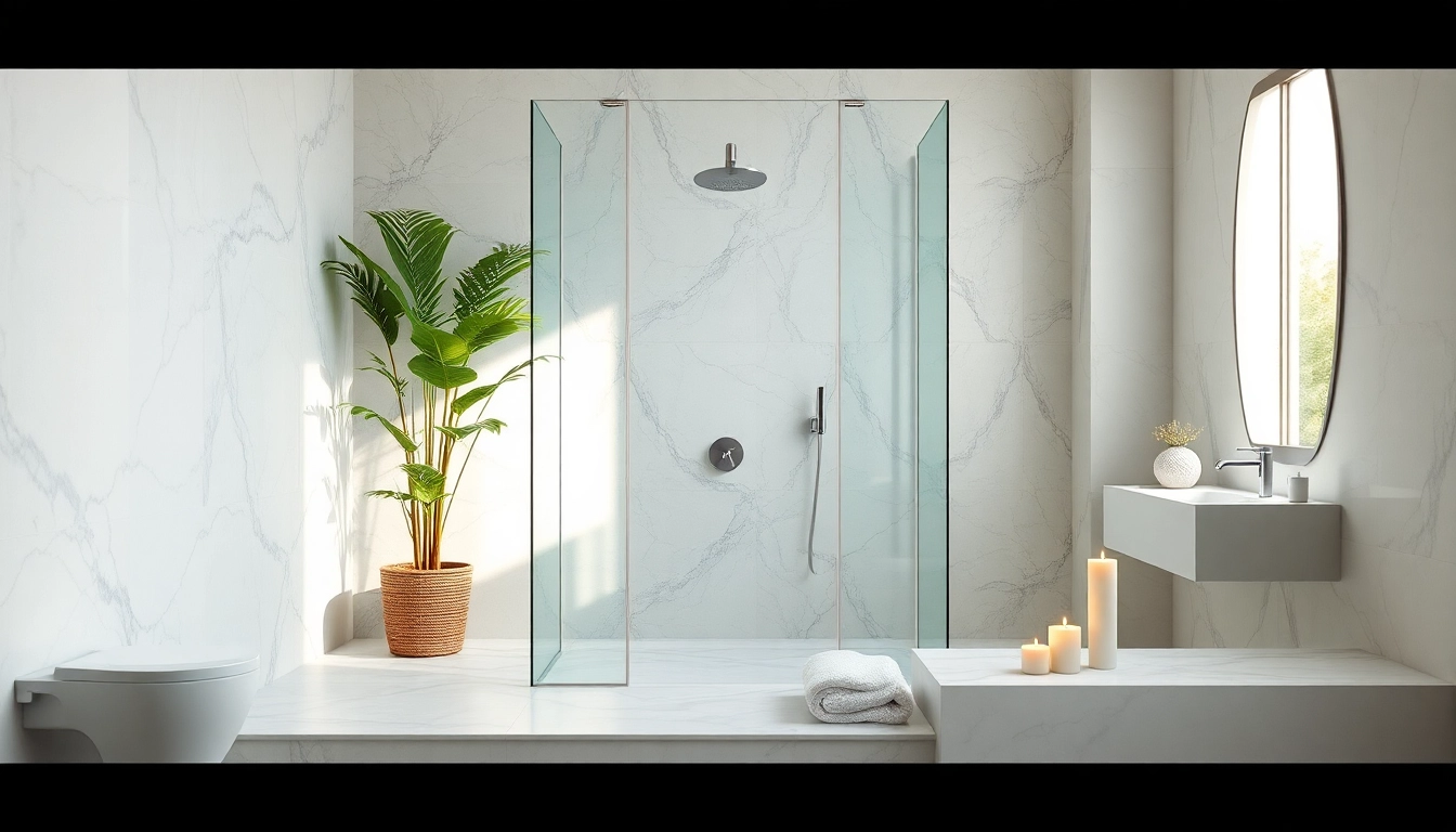 Experience elegant showers Australia showcased in a luxurious bathroom with modern design features.