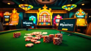 Engage with the thrilling world of gambling at https://whycazino.com featuring casino tables, cards, and slots.
