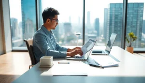 신용카드 현금화 방법을 분석하는 전문가의 모습