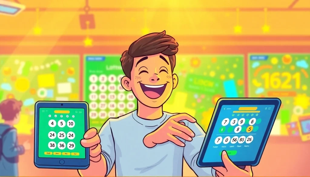 Diantogel menawarkan pengalaman lotere online yang menarik dengan elemen digital yang ceria.