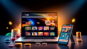 Interactive online casino experience on https://whycazino.com showcasing diverse games.