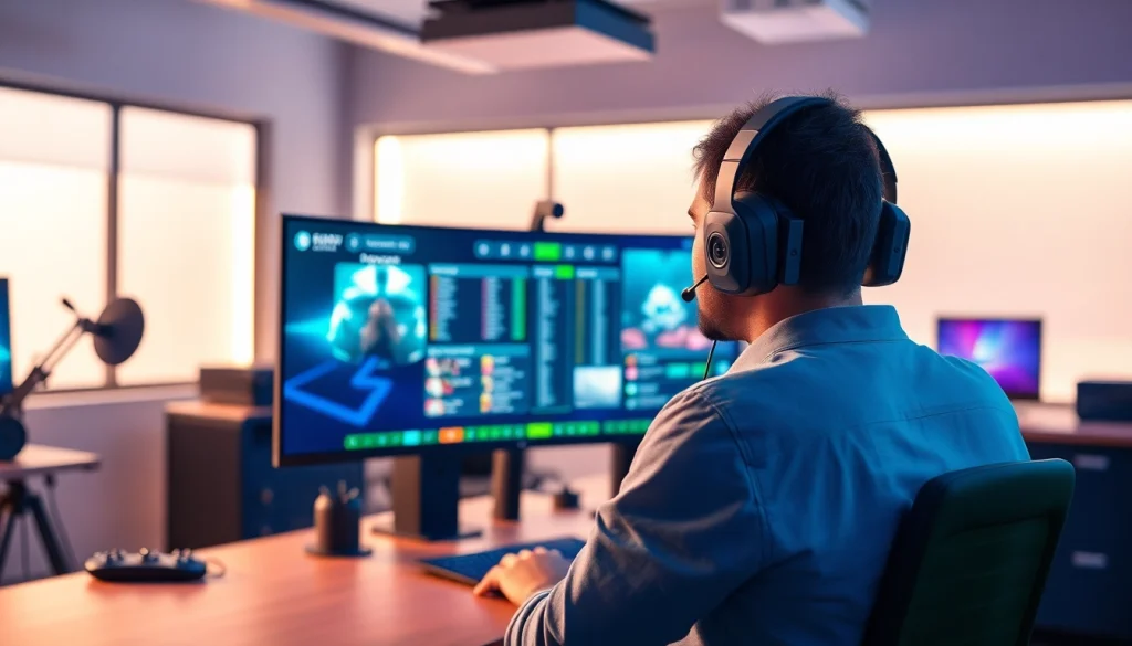 High-quality MV 88 microphone showcased in a modern gaming setup.