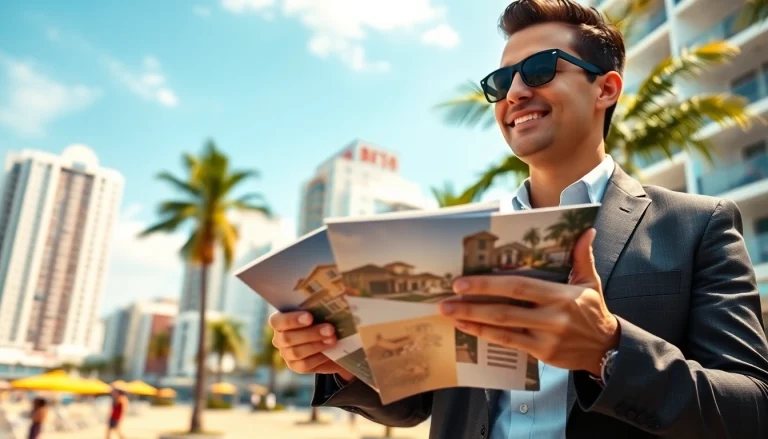 Showcasing property Pattaya with a real estate agent at a beachfront setting