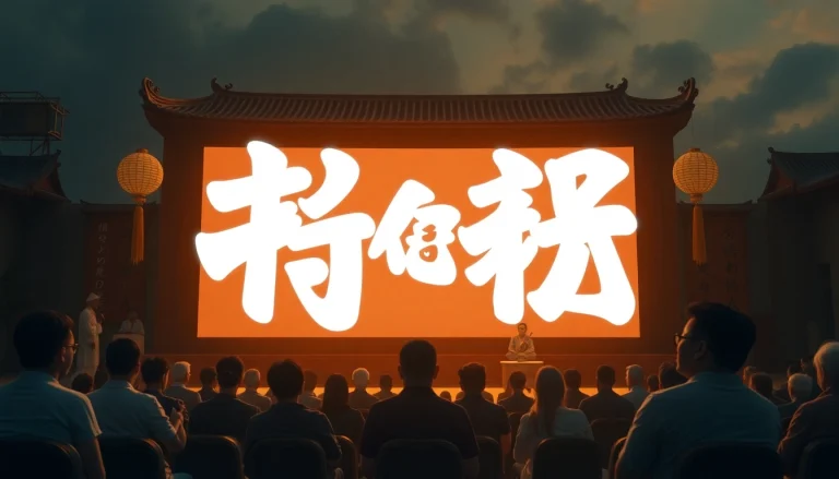 ดูหนังในโรงหนังขนาดใหญ่ มีผู้ชมหลายคนกำลังเพลิดเพลินกับภาพยนตร์