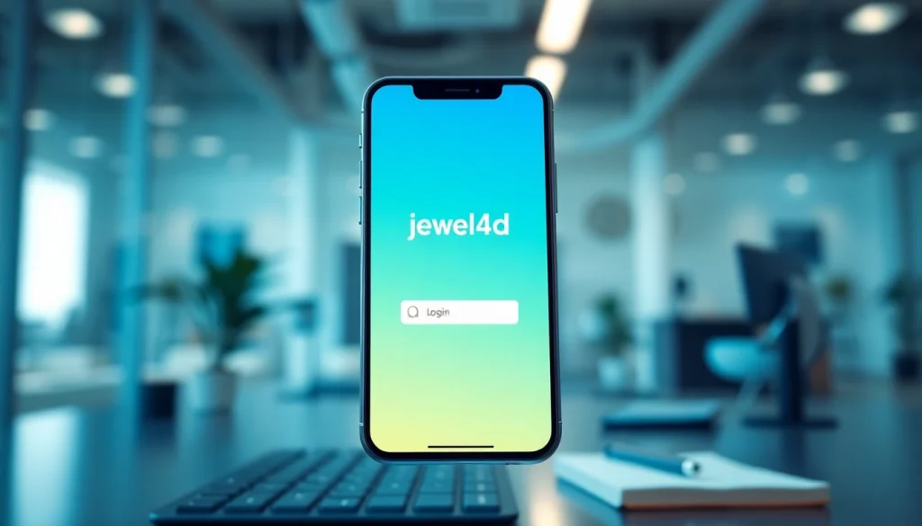 Masuk ke jewel4d login dengan antarmuka digital aman dan menarik.