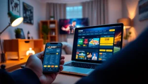 Experience seamless gaming at af88.com with an intuitive interface on a smartphone and laptop.