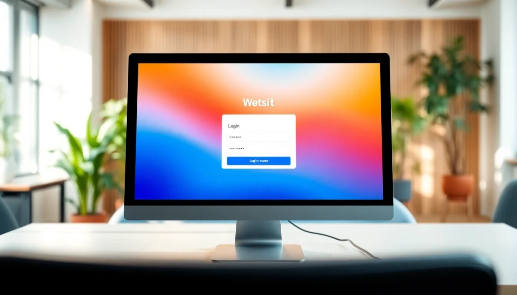 Masuk dengan komengtoto login pada antarmuka website yang modern dan menarik.