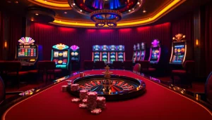 Experience thrilling gaming at https://xx88.pizza/ with luxurious casino tables and vibrant slot machines.