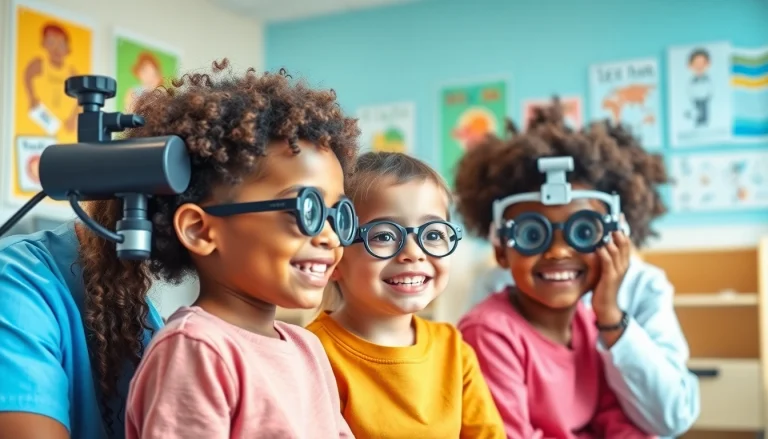 Enhancing Our Children's Vision with engaging eye care assessments and professional support.