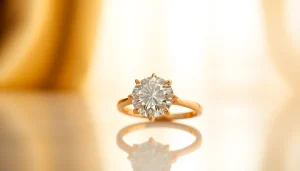 Jewelry photographer in Milan capturing stunning diamond rings with elegant focus