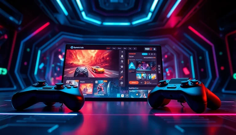 Menampilkan daftar ggsoft game dengan antarmuka interaktif yang modern dan berwarna cerah.