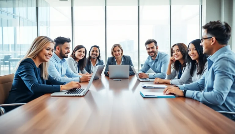 Business team collaborating at a strategy session for https://valuesfirst.com, showcasing teamwork and focus.