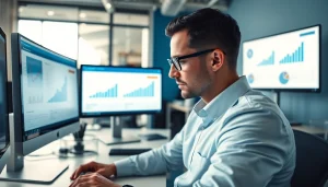 Enhance thin content penalty recovery strategies with SEO analytics in a bright office setting.