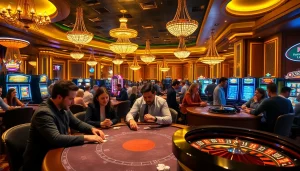 Experience the excitement of XX 88 at a stylish poker table with vibrant casino lights and intense gameplay.