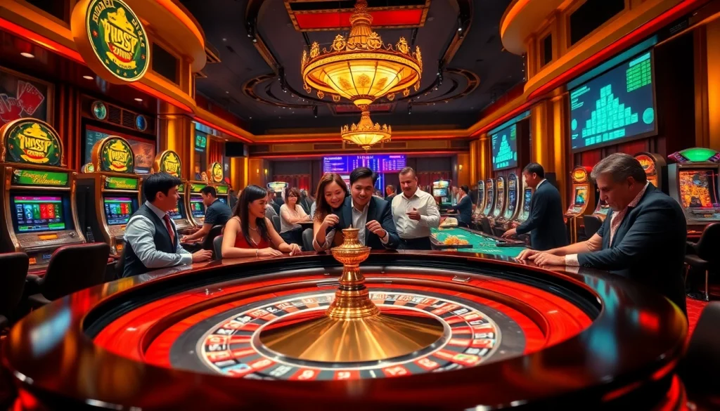 Capturing the essence of casino excitement, this visual emphasizes how nhà cái qq88 có uy tín không offers thrilling betting experiences.
