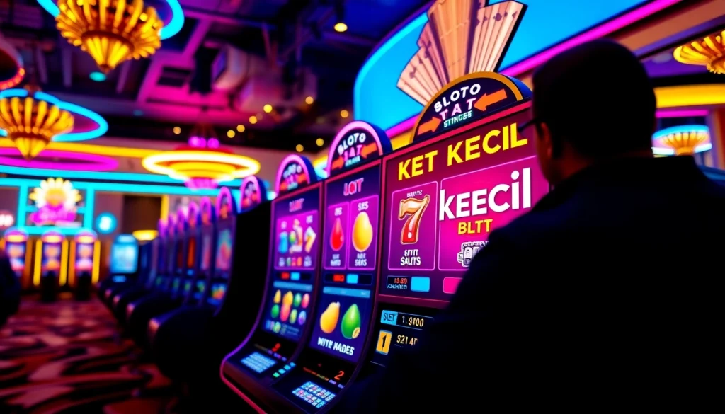 Menangkan slot bet kecil dengan tampilan menarik permainan slot penuh warna.