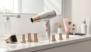 Experience the Laifen Swift Special hair dryer with versatile nozzles for professional styling.
