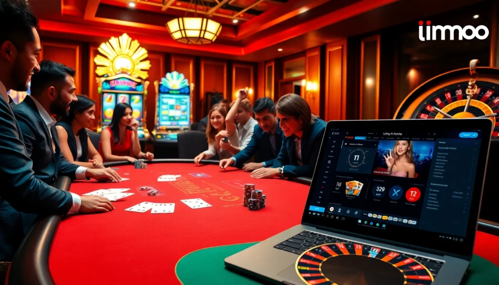 Experience high-stakes excitement at the link mmoo poker table featuring colorful chips and elegant cards.