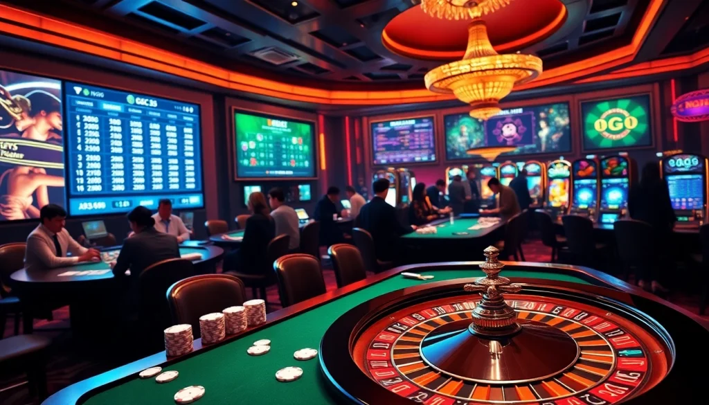 Engage in thrilling online gaming on https://kjc.onl/ with vibrant casino tables and poker action.