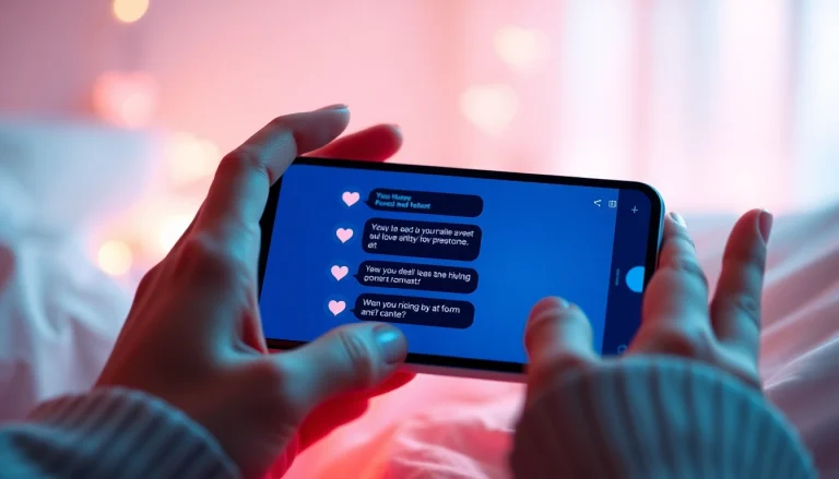 Engaging AI chatbot interface depicting intimate conversations emphasizing sex ai in a warm, inviting atmosphere.