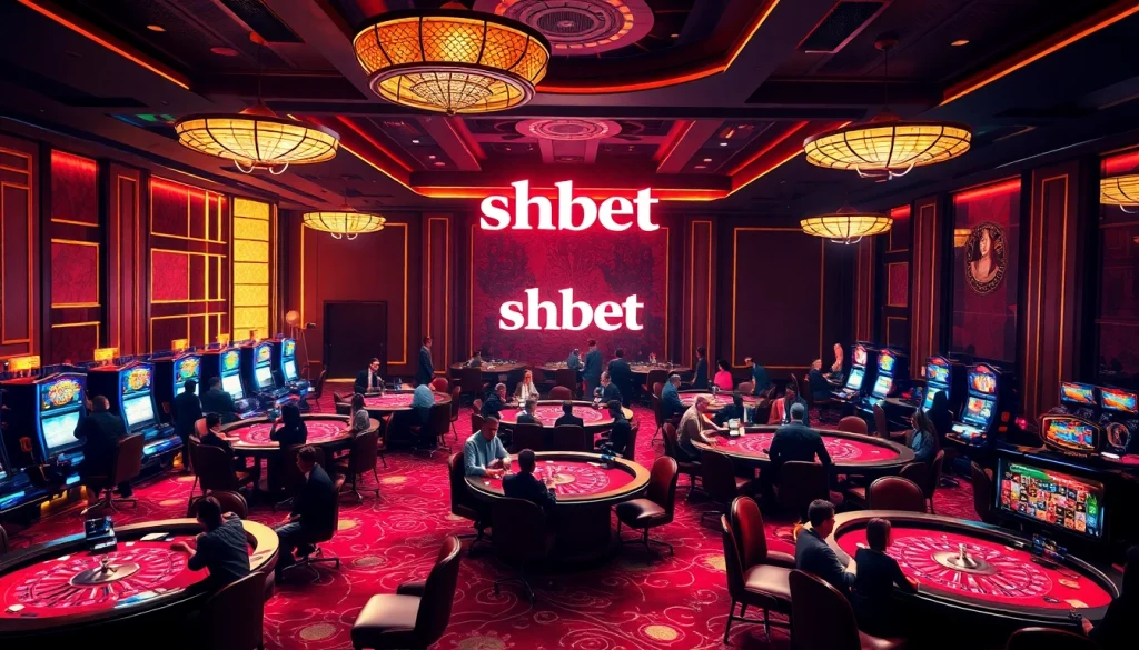 Experience the excitement of shbet with vibrant casino tables and thrilling games.
