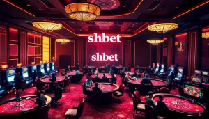 Experience the excitement of shbet with vibrant casino tables and thrilling games.