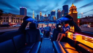 World Cup Group Transportation in a luxurious limousine celebrating fans in Los Angeles.