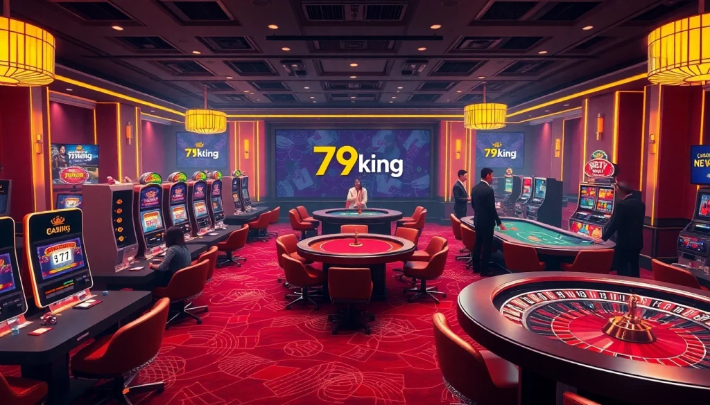 Experience the thrill of high-stakes gaming at 79king's luxurious casino.