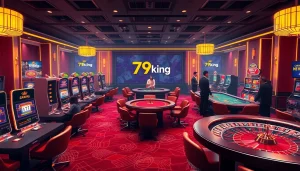 Experience the thrill of high-stakes gaming at 79king's luxurious casino.