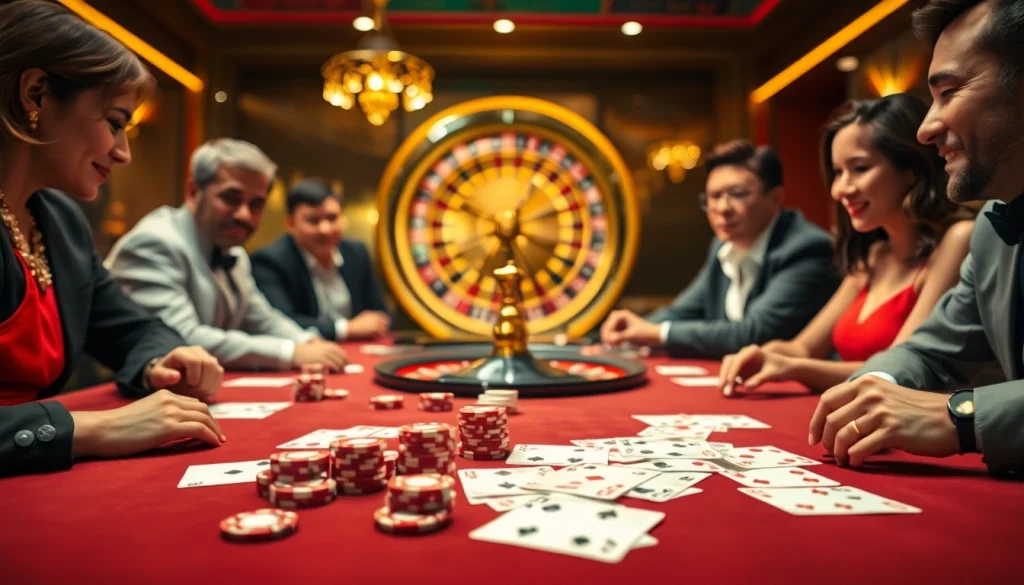Experience the thrill of poker and roulette at 255BET, where high stakes meet luxury.
