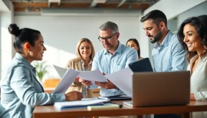 Professional team at a bookkeeping firm in Abu Dhabi ensuring accurate financial management.